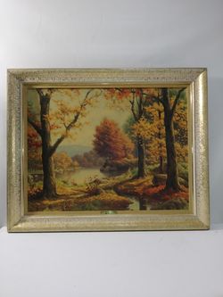 Classic Artwork Print Golden Autumn By Sloan