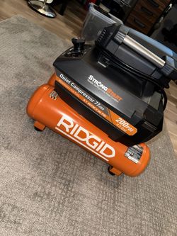 RIDGID 4.5 Gal Quiet Air Compressor 200 PSI
