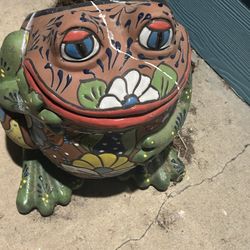 Frog Flower Pot