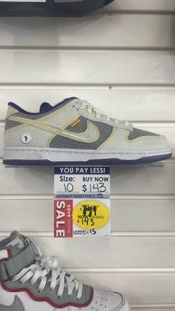 Nike Dunk Low x Union LA 'Passport Pack - Court Purple' sneaker Size 10 Men’s