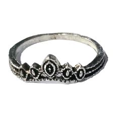 CROWN ROYAL NEW SIZE 6 MARCASITE SILVER RING