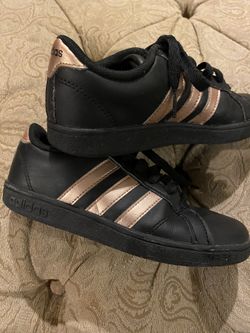 Girls Adidas Sz1 Black /Rose Gold