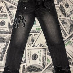 Amiri Jeans Grey/Black Size 32