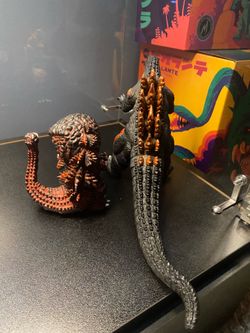 Godzilla stuff- I have the boxes for the 2 sleeping pieces