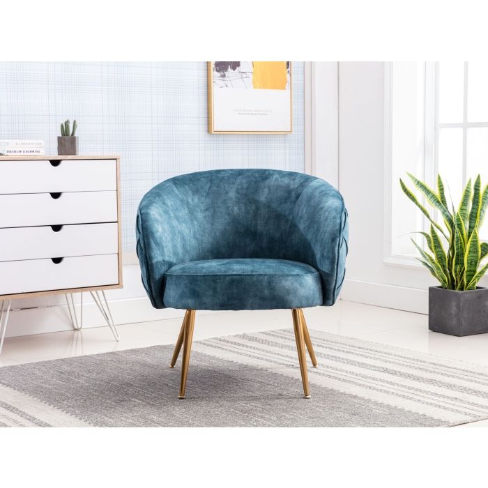 Round Back Elegant Accent Chair For And Room