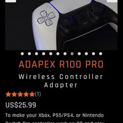 ADAPEX R100 PRO Wireless Controller Adapter