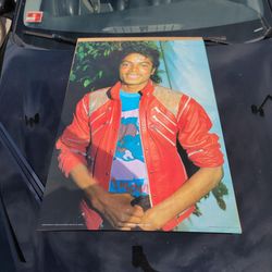 Vintage 1984 Micheal Jackson Poster