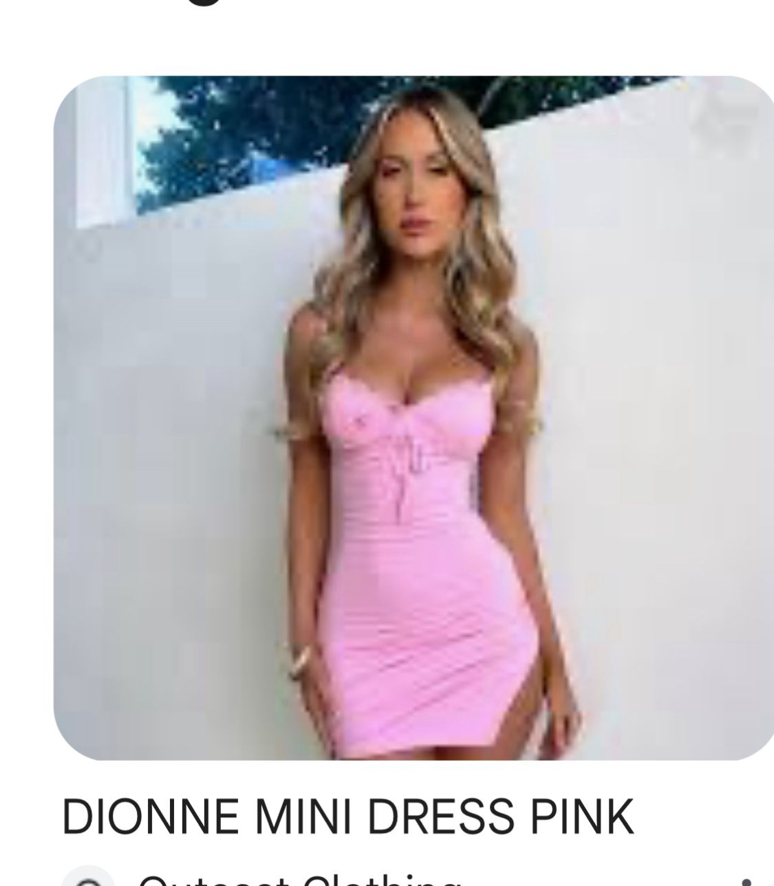 Outcast Mini Dress New With Tags