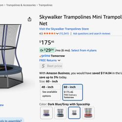 New Indoor Trampoline 