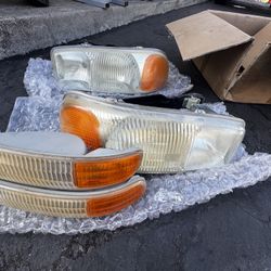 Gmc Sierra/Silverado Air Intake & Front Lights 