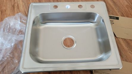 Stainless Steel Single Sink By Glacier Bay