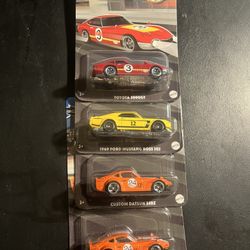 Lot Of 4 Hotwheels Vintage Race Club