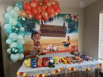 Moana Birthday Banner