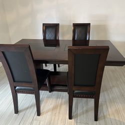 4 Chair Dining Room Table 