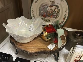 Live Edge Wood Stand Riser 