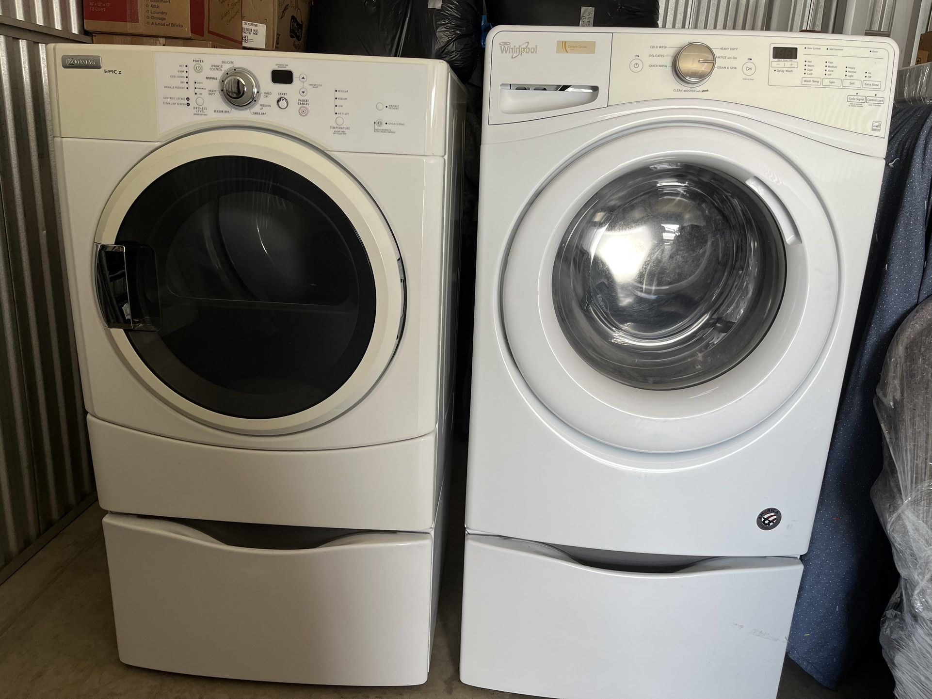 Maytag Washer And Whirlpool Dryer