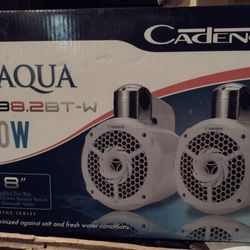 New Cadence Amplified 8" Two-way WakeBoard Tower Speaker w Bluetooth audio 