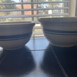 Friendship Pottery Mixing Bowls