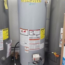 50 Gallons Propane Gas Water Heater 6 Months Warranty Garantia Por Escrito 