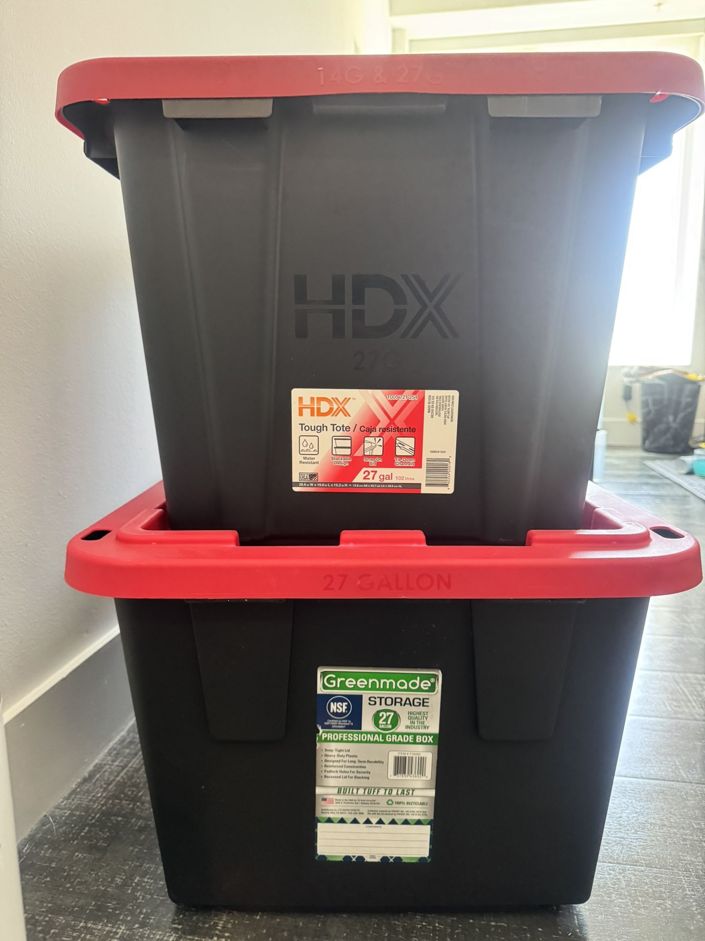 Tough Tote 27 Gallon
