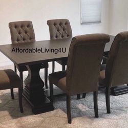 7 Pc Dining Table Set Brand New In Box 