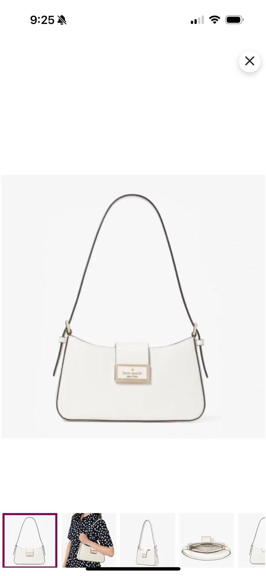 White Kate Spade Purse