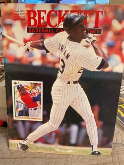Beckett Baseball Card Monthly Magazine April 1994 Issue #109 Michael Jordan