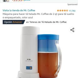 Ice Tea Maker 2Quart  Brews Tea Bags  Or Tea Leaves New $25