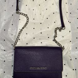 Michael Kors Wallet Crossbody Purple