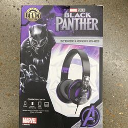 NWT Black Panther Headphones 