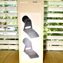 Sonos  Era 300 Wall Mount (x2) (Black) Brand New Sealed.   I also do have in stock, other Sonos wall mount’s as well the Arc Ultra Mount too.  Take a 
