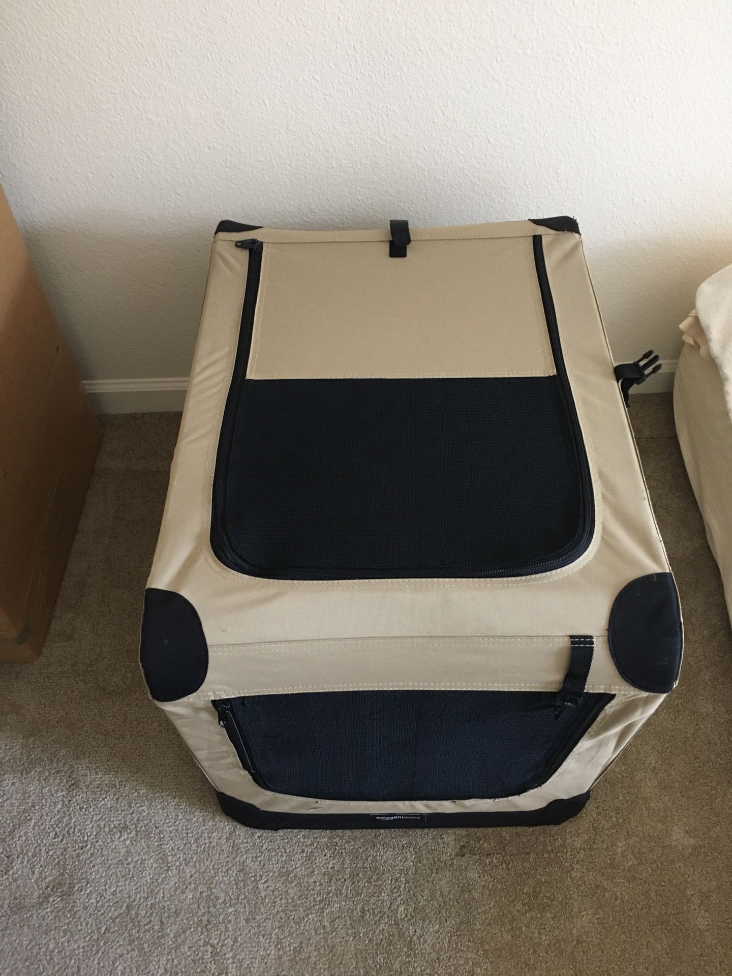 Portable Folding dog crate 30x22x22