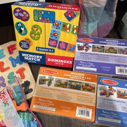 Melissa And Doug Puzzle Set/ Activities For Kids 