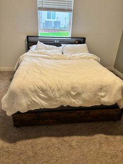 Queen bed frame