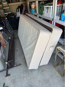 King Size box springs and frame