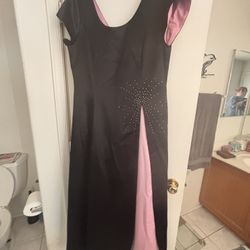 Black/ Pink Prom Dress With Sparkle  Star