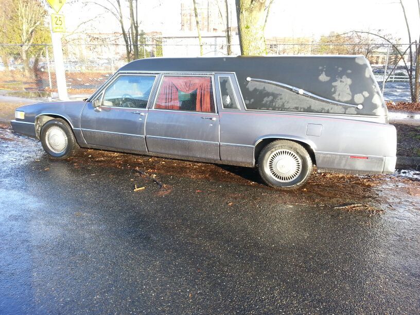 1990 Cadillac Deville, Hearse!