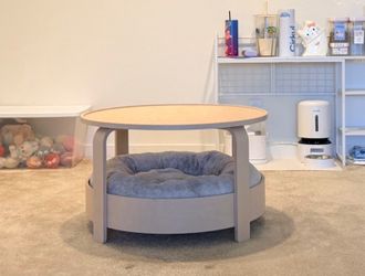 IKEA BORGEBY Coffee Table + UTSÅDD Pet Bed