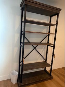 Wall bookcase - pottery barn style