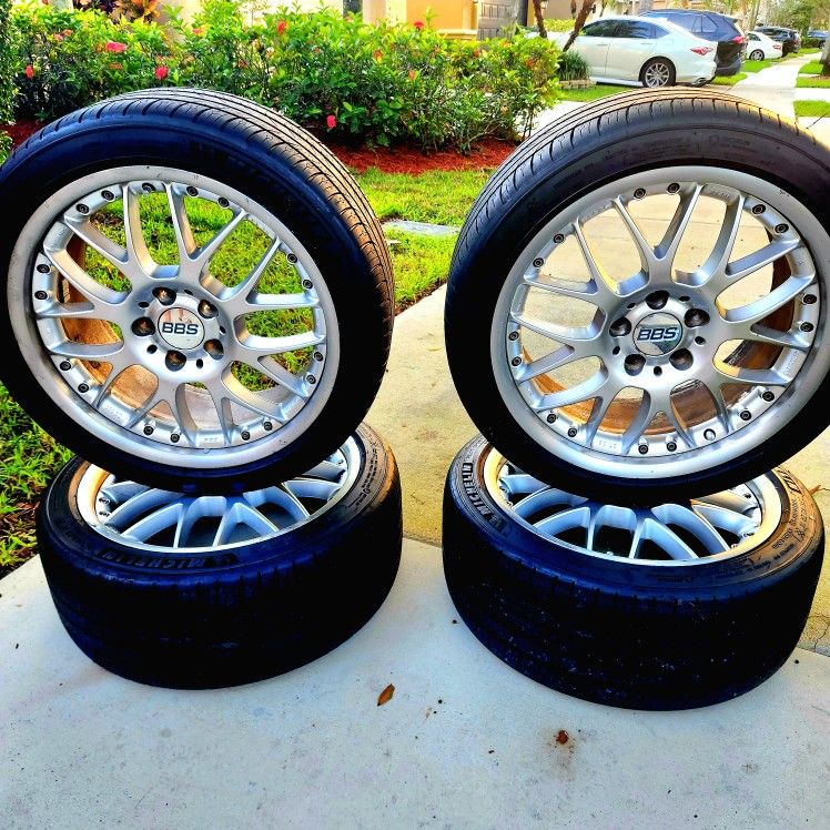 BBS RX2 18 inch  Wheels With Tires 5x112 32 Et