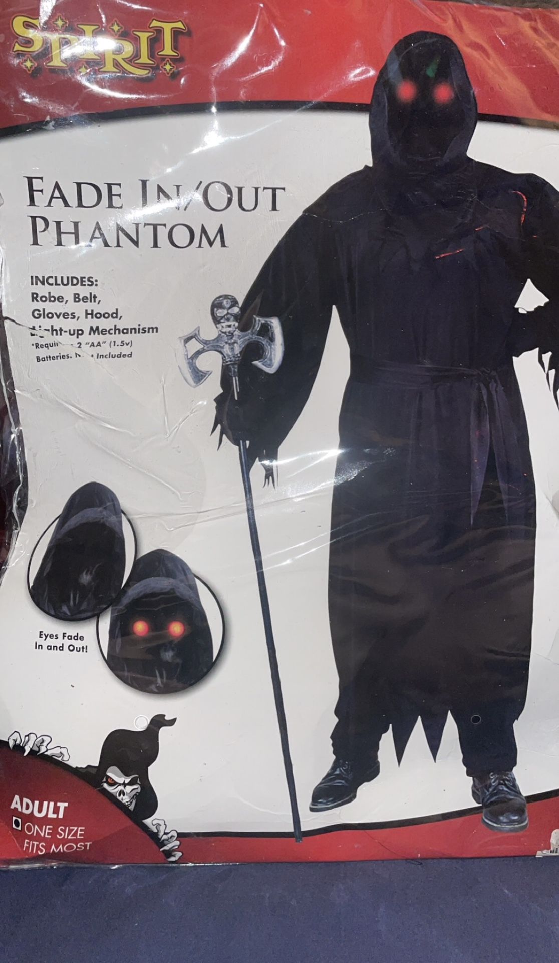 FADE IN/OUT PHANTOM ADULT COSTUME