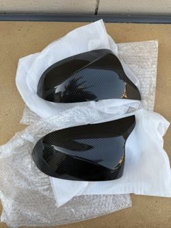 BMW DRY CARBON MIRROR COVERS - F97 X3M | F98 X4M F95 X5M | F96 X6M G09 XM G05 X5 M60I | G06 X6 M60I G07 X7 M60I G01 X3 M40I LCI | G02 X4 M40I LCi