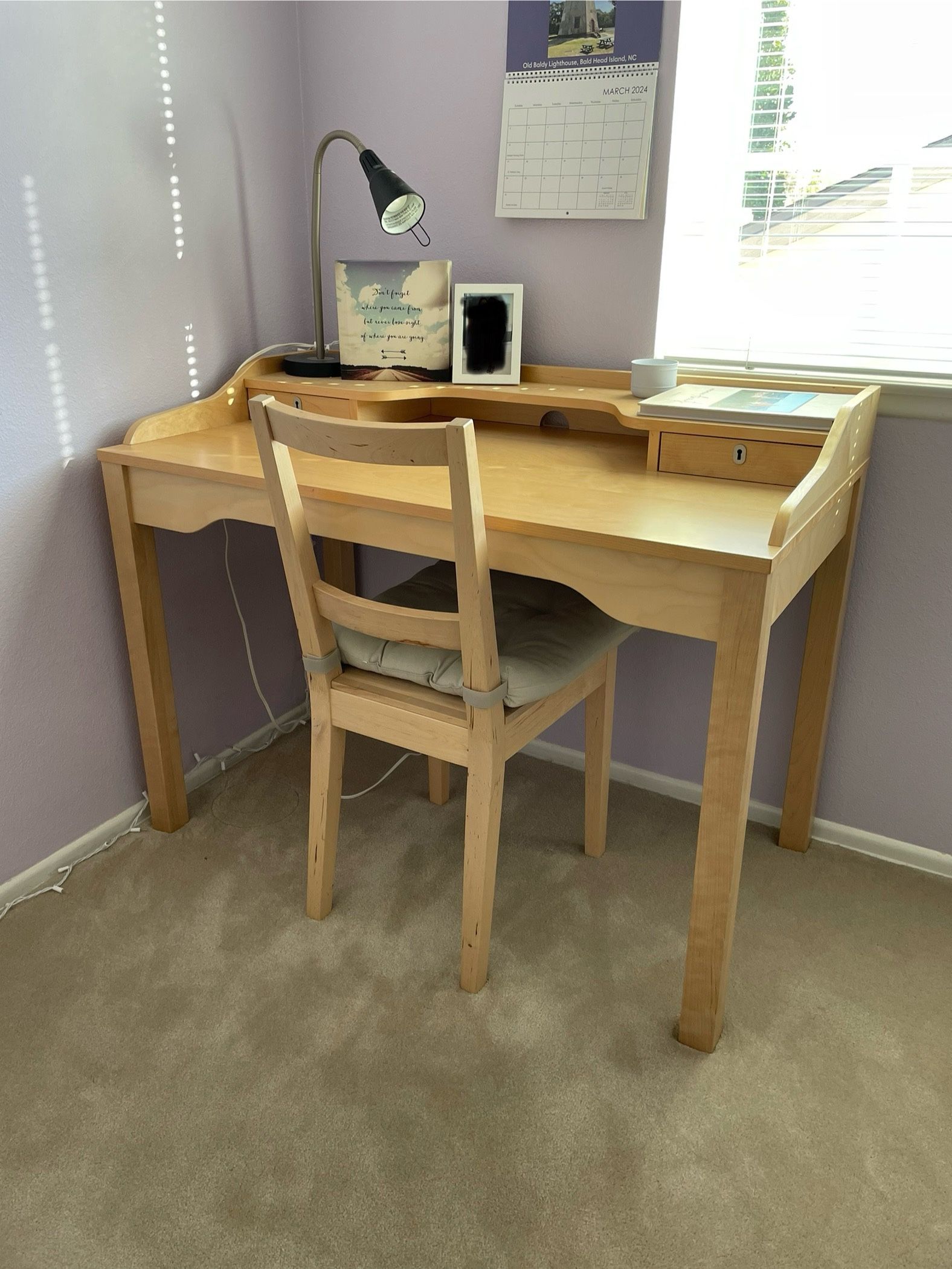 Maple Wood Desk