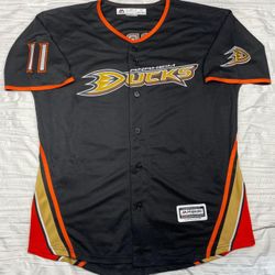 Ducks Baseball Jersey Custom Zegras 