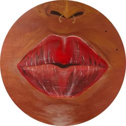 Lips 👄 On Wood