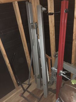 1 Ton Capacity Foldable Shop Crane, Engine Hoist