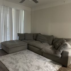 Nixon Cloud Couch Gray