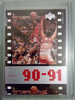 Michael Jordan Mint Condition collectible card up for bid husband takes it