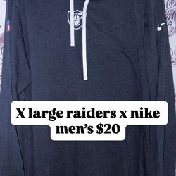 Men’s Nike raiders long sleeve
