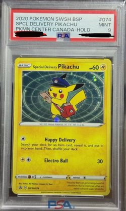 PSA 9 Special Delivery Pikachu Holo Pokemon Card